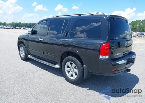 2011 Nissan Armada Sv z USA, uszkodzony, nr VIN 5N1BA0ND6BN614893